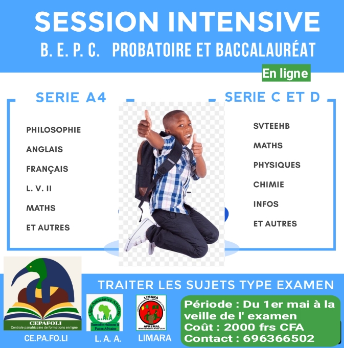 SESSION INTENSIVE DE